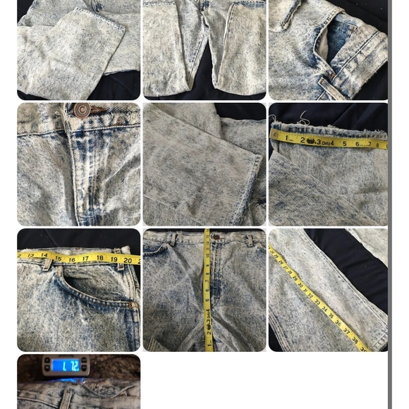 100% Cotton Bleached Destressed Unisex Jeans. feels as good as it looks.CDA - Picture 2 of 7